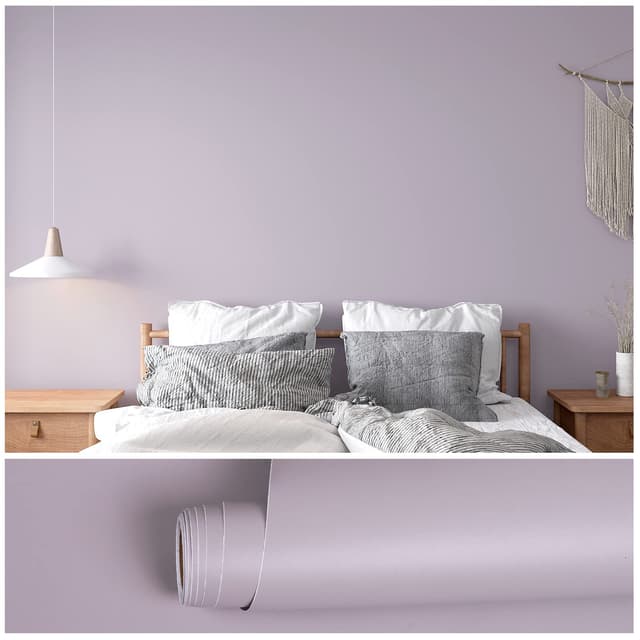 VEELIKE Tapete Lila Vintage 40cm×900cm Selbstklebende Folie 😍