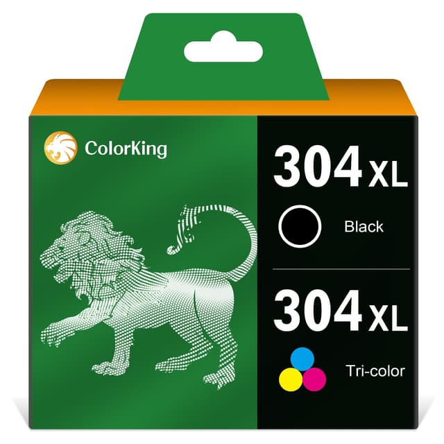 ColorKing Wiederaufbereitet 304XL Patronen Kompatibel für HP 304 Druckerpatronen