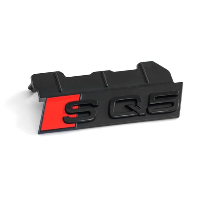 🚗 Audi 80A071805 Schriftzug SQ5 Clip Plakette Halterung Kühlergrill Black Edition Emblem 🏁