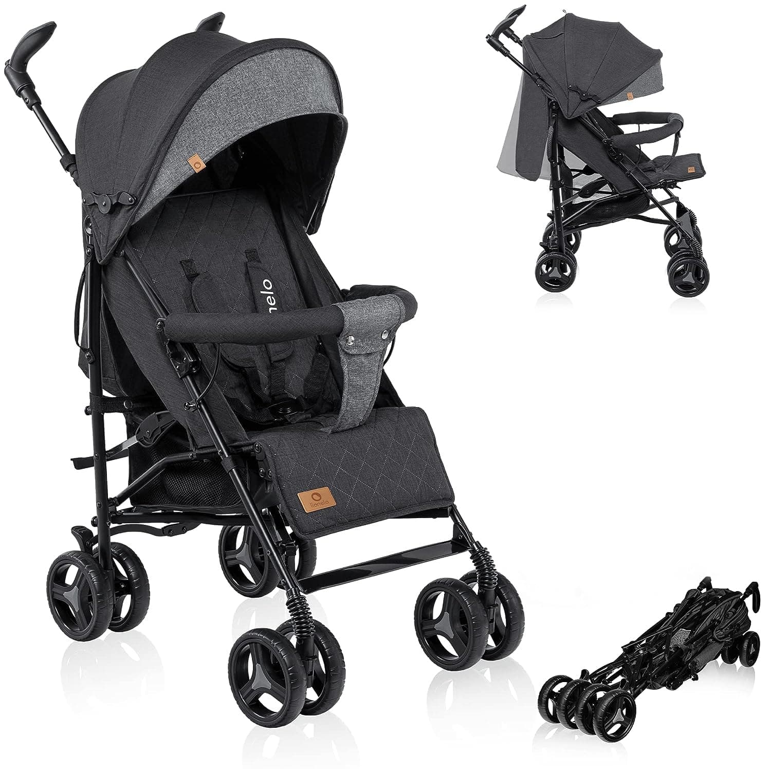 🦁👶 LIONELO Irma Kinderwagen bis 15 kg - Leichter moderner Kinderwagen!