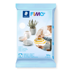 🎨🌟 FIMO air Modelliermasse, weiß, 500g - Kein Brennvorgang notwendig! Angebot bei HelloDeals