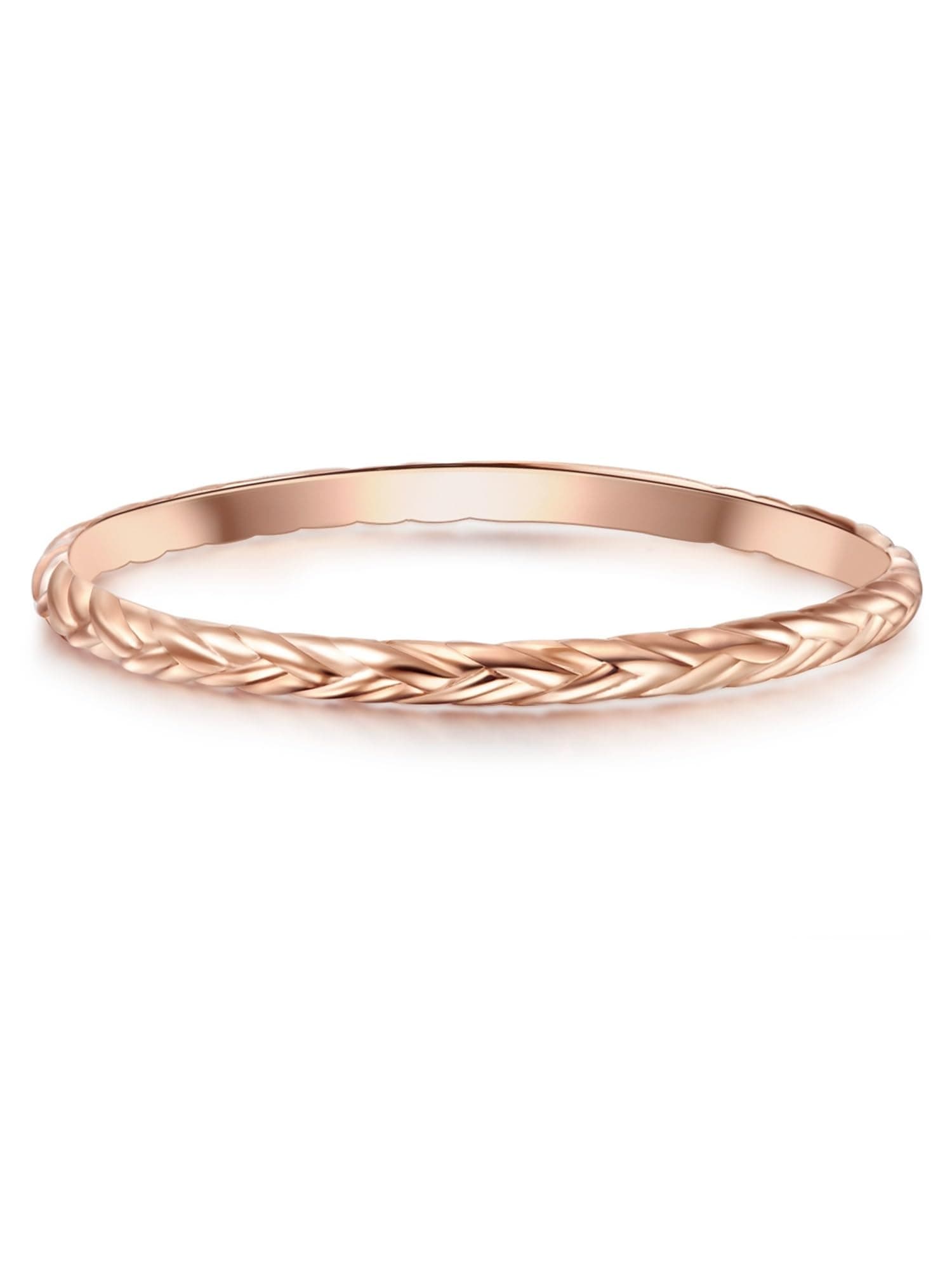 GLANZSTÜCKE MÜNCHEN Damen Ring 925/- Sterling Silber rosévergoldet 18 Karat Silberring