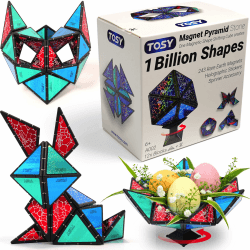 🔮 TOSY Magnet Pyramid Stone - 1 Würfel verwandelt Sich in 1 Milliarde Formen 🔮 Angebot bei HelloDeals