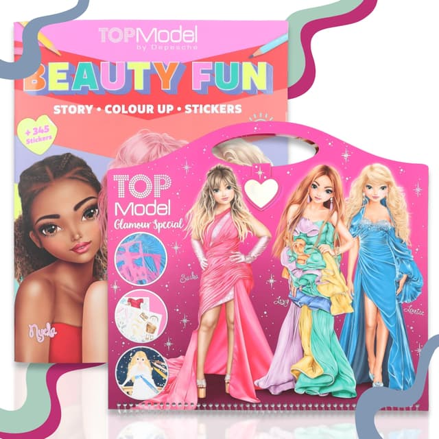 🌟 TOPModel Malbuch Beauty Fun & Create Your Glamour Special 🎨✨