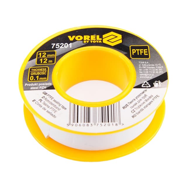 🔥 Mega Deal! 🛒 Teflonband Gewindedichtband 12m PTFE 12mm Dichtband