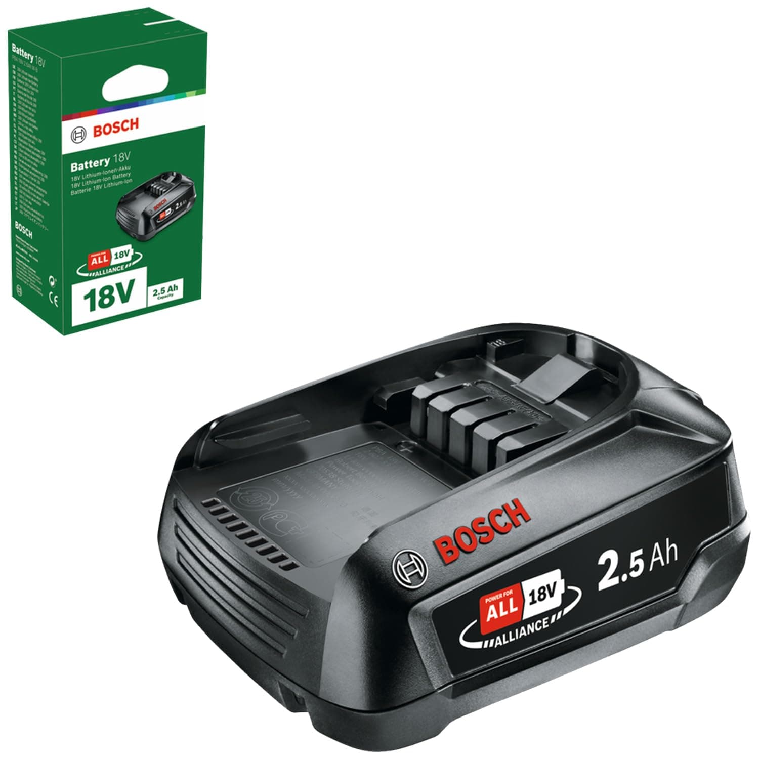 🔋 Bosch Ersatz-Akku PBA 18V 4.0Ah W-C | Hohe Kapazität für längere Laufzeit