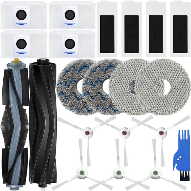 🌟 EATBALE 20 Stück Ersatzteile für Ecovacs Deebot T20 Omni / T20e Omni Roboter-Staubsauger