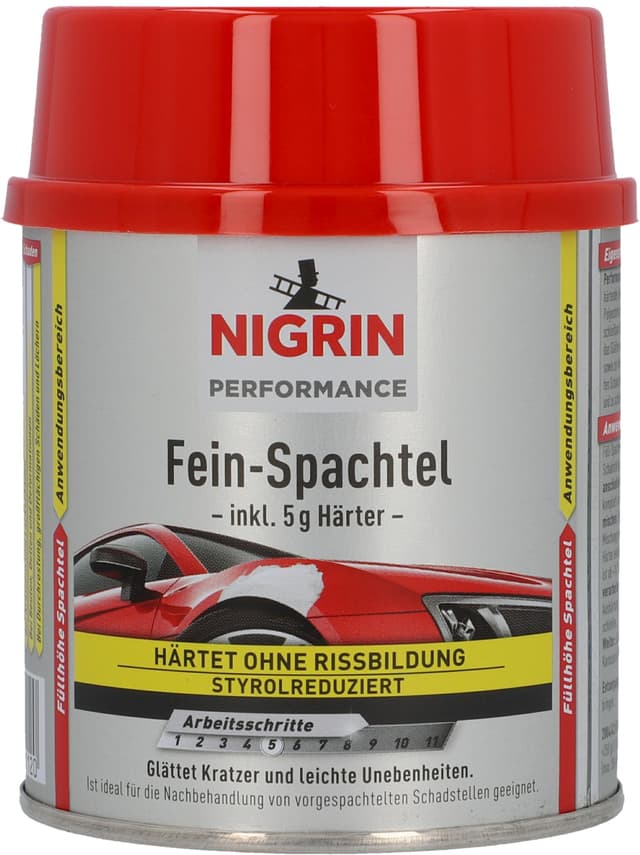 🚗 NIGRIN Performance Fein-Spachtel 250g (1er Pack) - Spezialangebot! 🛠️