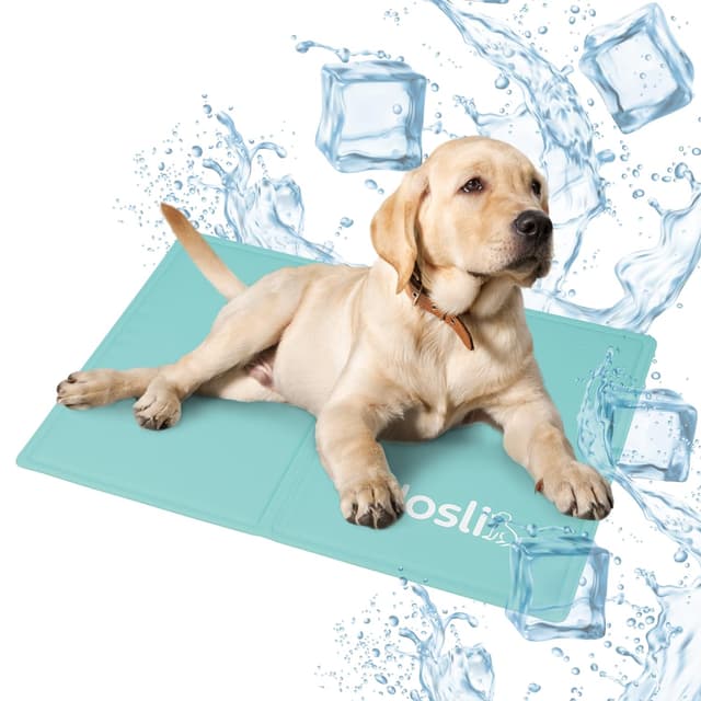 🐾 Angebotsangebot: Nosli Kühlmatte für Hunde, Katzen & Menschen (50x90cm) Ice Blue L