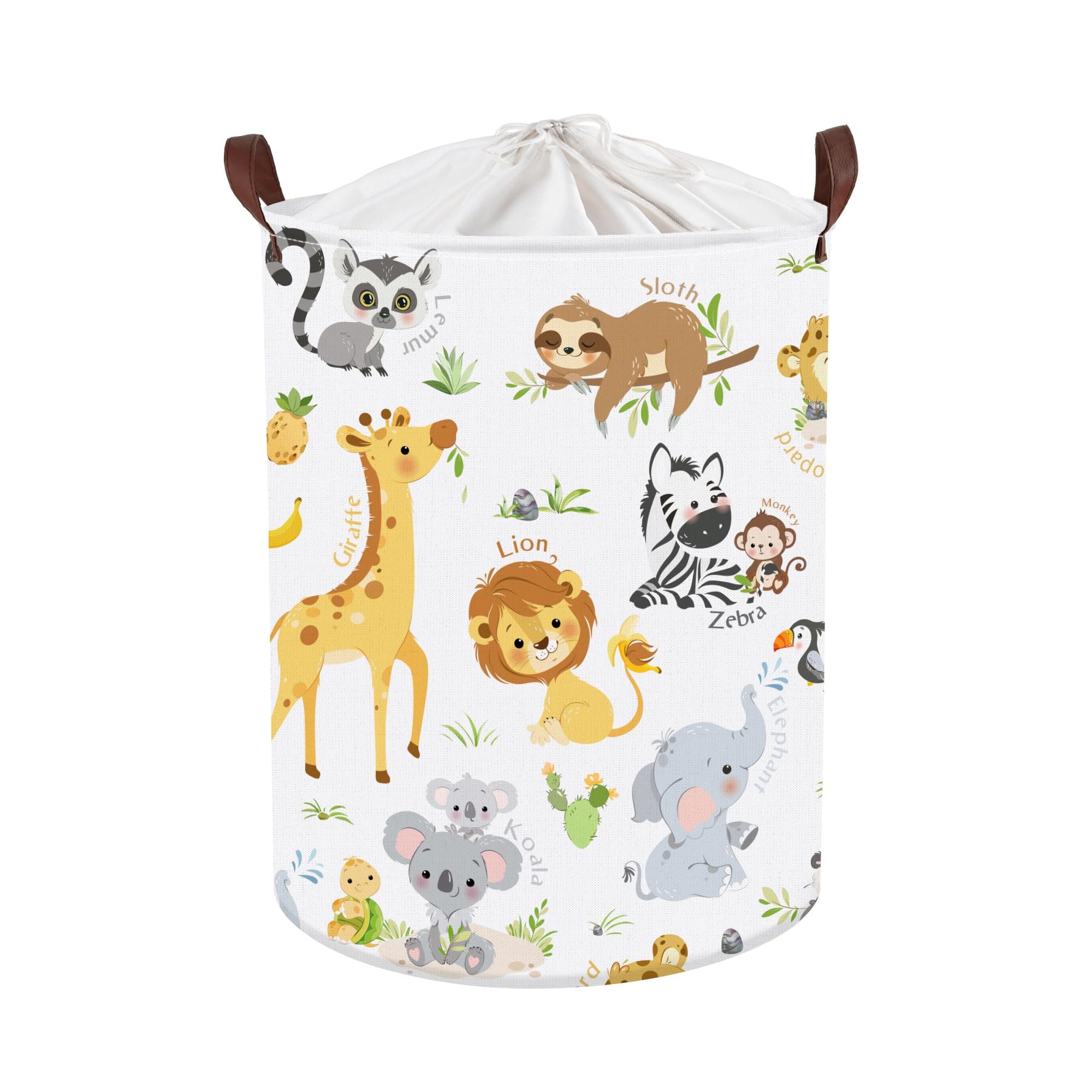 Niedlicher Jungle Animal Wäschekorb für Kinderzimmer 🦒🦁🐘🐨