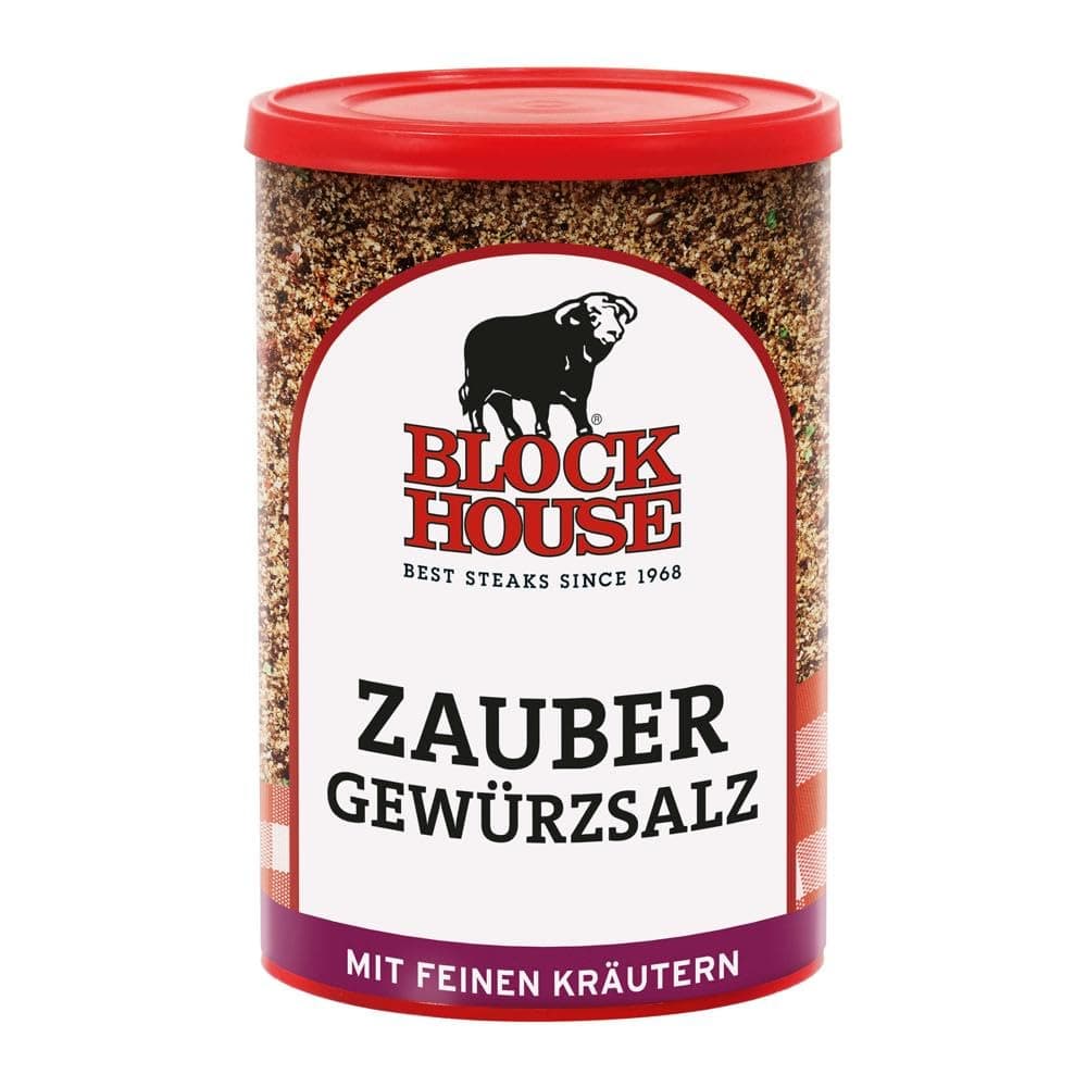 🌟 Block House Zaubergewürzsalz 280g Dose 🌟