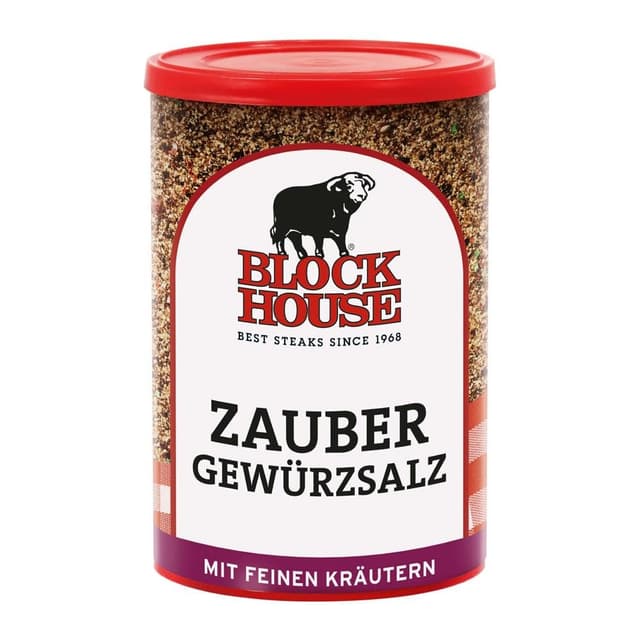 🌟 Block House Zaubergewürzsalz 280g Dose 🌟