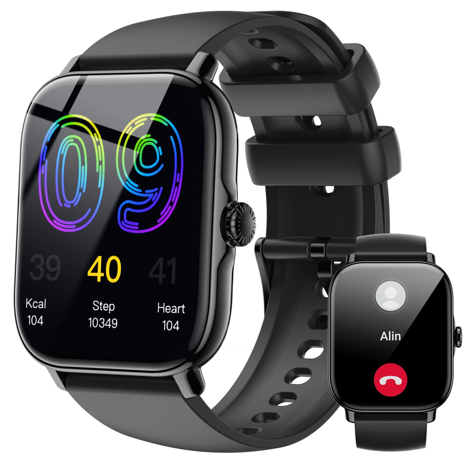 IFMDA Smartwatch Herren Damen mit Telefonfunktion 📱 - 1,85' Sports Smart Watches ⌚