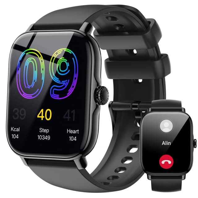 IFMDA Smartwatch Herren Damen mit Telefonfunktion 📱 - 1,85' Sports Smart Watches ⌚
