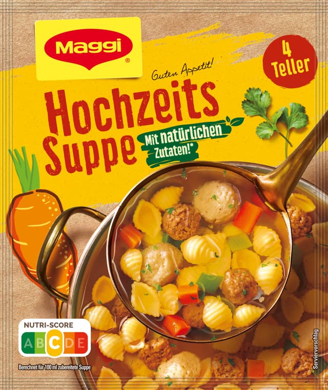 🍲 Maggi Guten Appetit Hochzeits Suppe 57g Beutel | Sonderangebot!