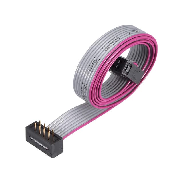 🔌🔗 Sourcing Map IDC Draht Flachbandkabel FC/FD Stecker A Typ 8 Polig, Raster 2,54 mm, 500 mm Lang