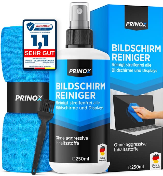PRINOX Bildschirmreiniger Set 250ml 🧼🖥️