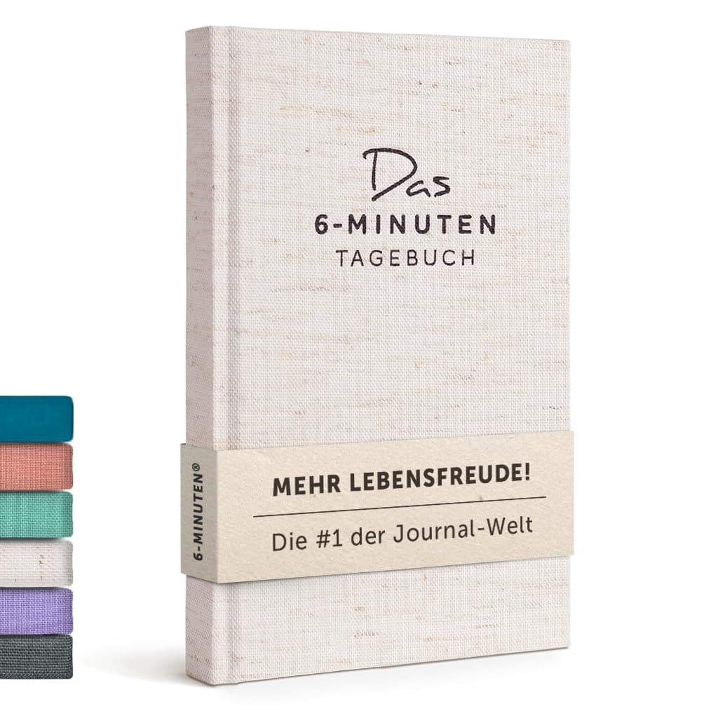 6-Minuten Tagebuch für Erwachsene 2025 (Das Original) 📘🌟 - Achtsamkeitstagebuch, Wissenschaftlich Fundiertes Journal Buch