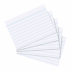 📚 Herlitz Karteikarte A6, liniert, weiß, 100 Stück - Sonderangebot! Angebot bei HelloDeals