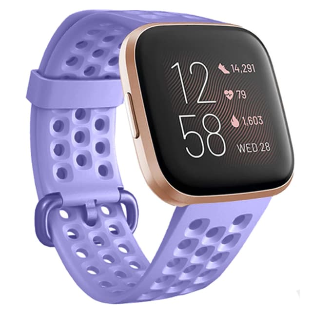 Honecumi Armband für Fitbit Versa 2 - Buntes Silikon Sportband