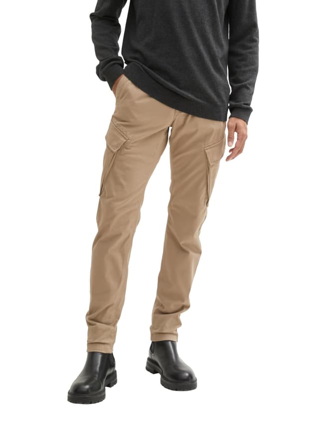 TOM TAILOR Herren Tapered Cargo Hose L 32240 - Mountain Taupe 🌄