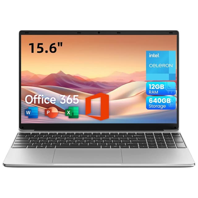 🎉 Super Deal: Jumper Laptop 15,6 Zoll FHD Display, 12 GB RAM 640 GB ROM, Office 365