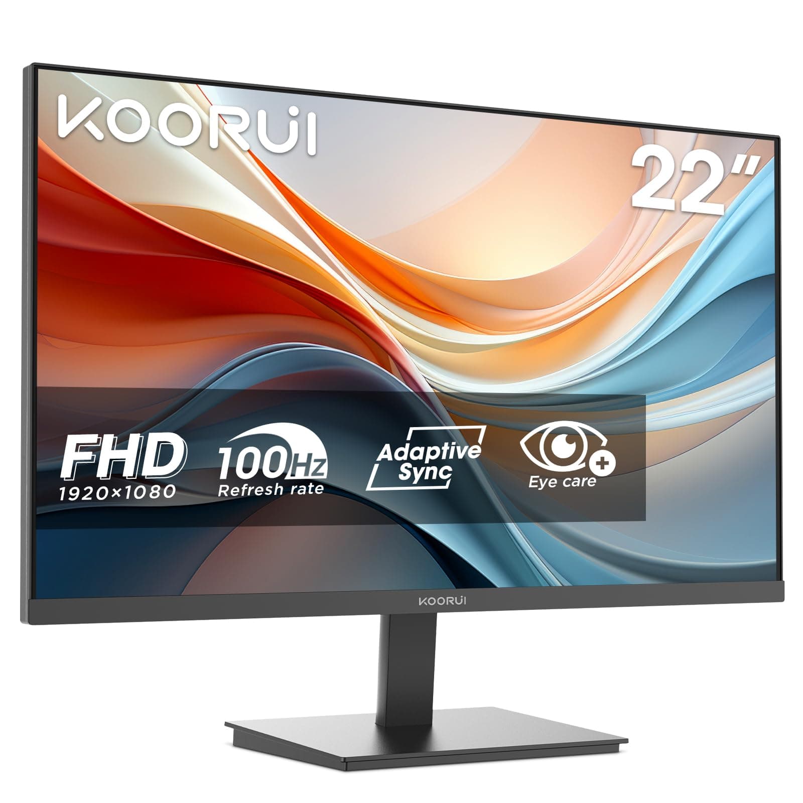 🌟 ANGEBOT: KOORUI E2212F 22 Zoll Monitor, FHD 1920 x 1080 100Hz 🌟