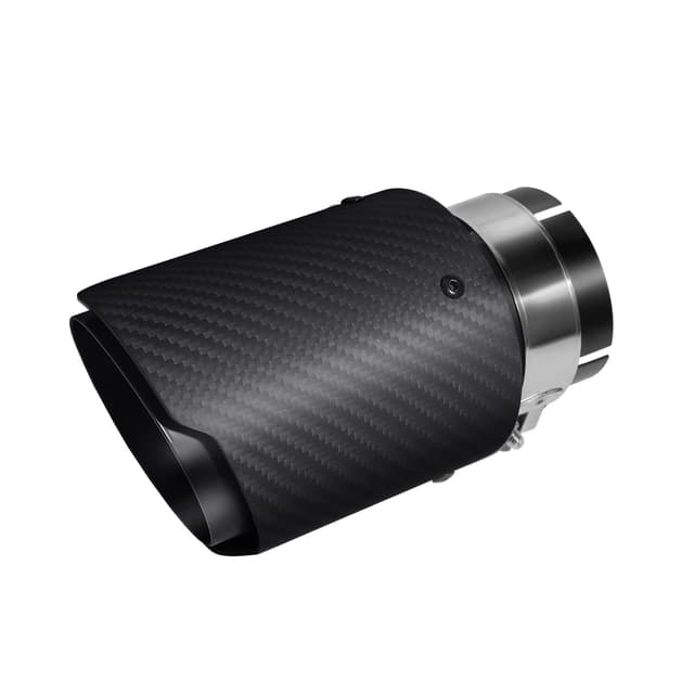 🚗 Krtopo 63mm Auspuffspitzen Edelstahl & Kohlefaser 🌟