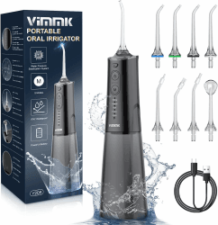 Angebot: Vimmk Zahndusche Water Flosser 5 Modi & 8 Düsen