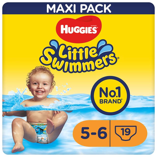 🌊👶 Huggies Little Swimmers Größe 5-6, 19 Stück Big Pack 🏊
