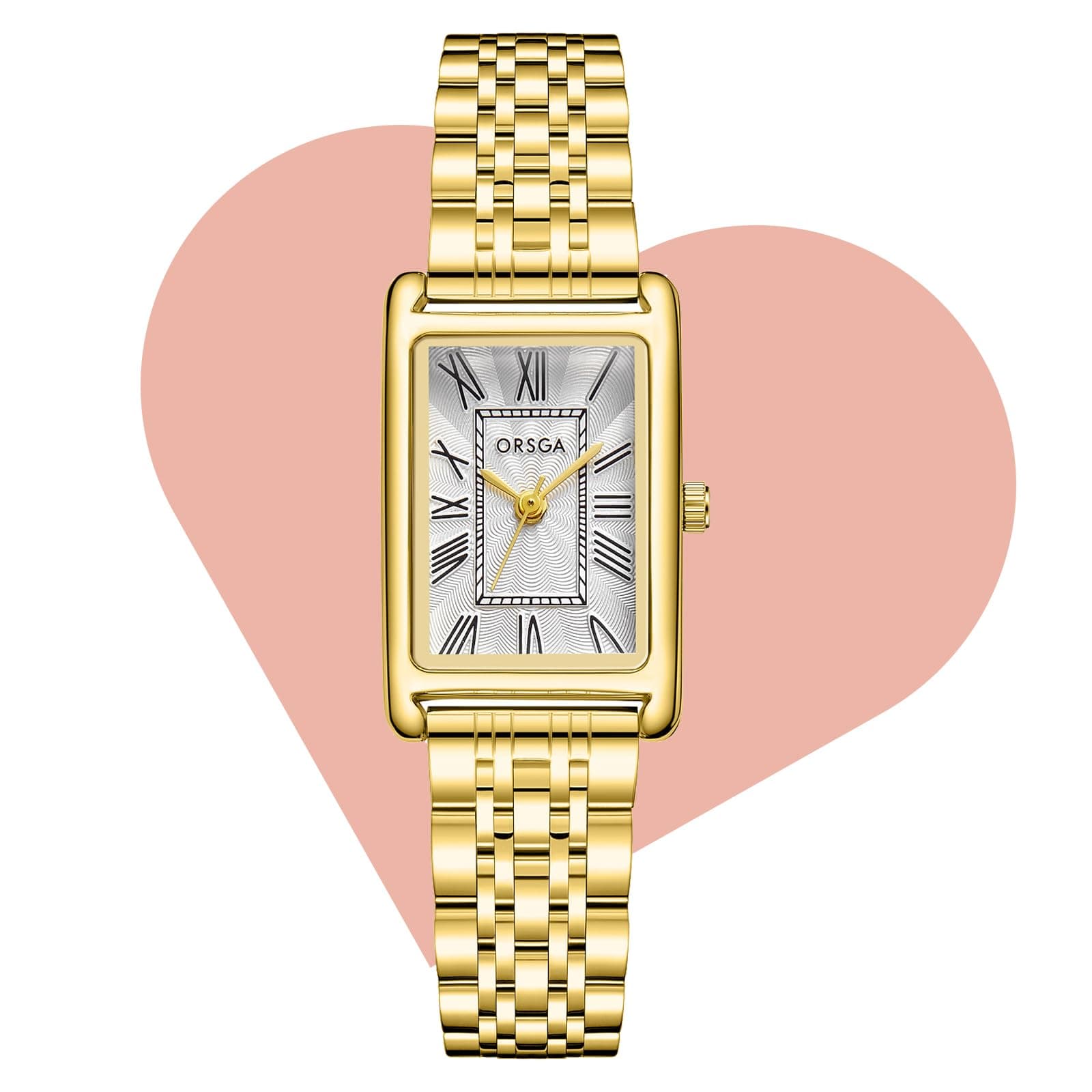 CIVO Gold Damenuhr Vintage Armbanduhr Klein 🌟 - Rechteckige Uhren Damen Analog Quarz Frauen Uhr Klassische Geschenke A1 Gold Silver