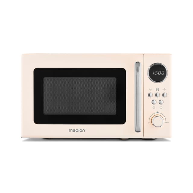 🌟 Tolles Angebot! MEDION Retro Mikrowelle beige Creme 🌟