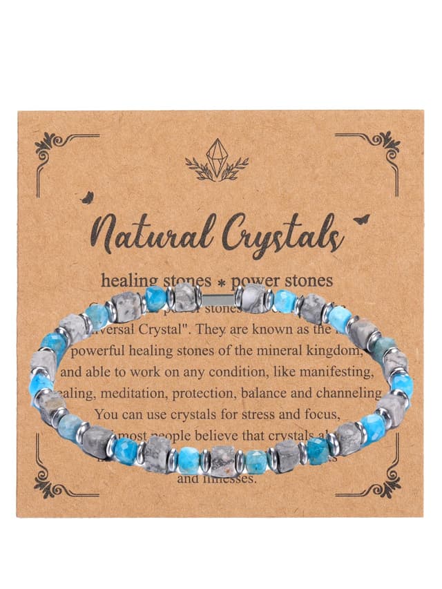 Zysta Herren Perlenarmband aus Echten Steinen 📿🧘‍♂️🎁