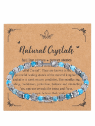 Zysta Herren Perlenarmband aus Echten Steinen 📿🧘‍♂️🎁