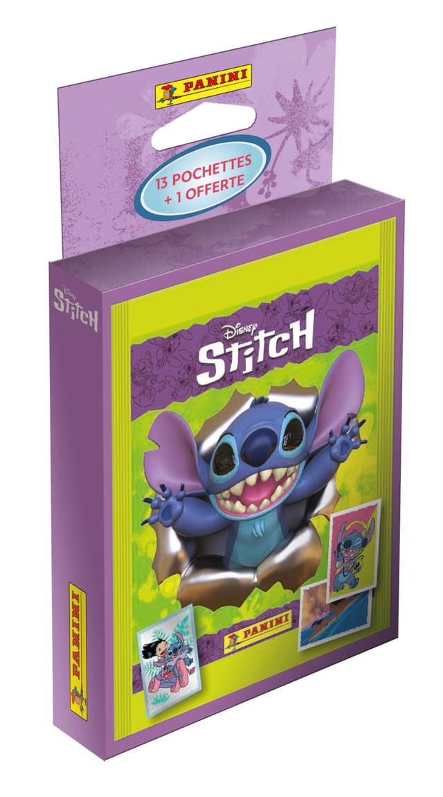 👽 Panini Stitch Blisterverpackung 13 Hüllen + 1 gratis 004887KBF14 🌟