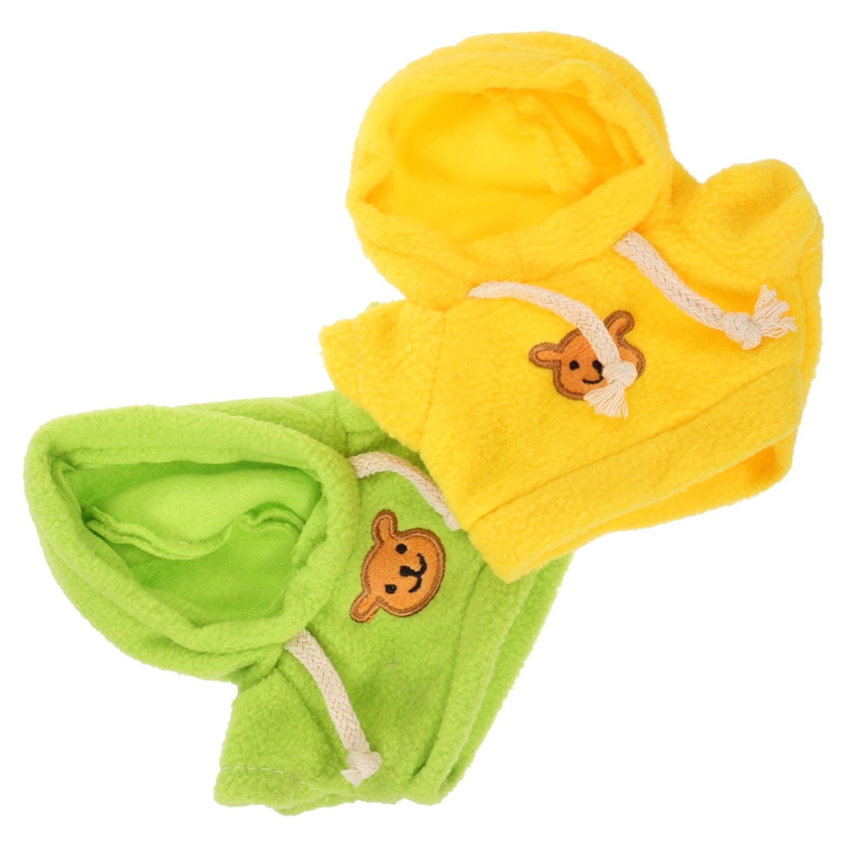 🐻👗 HEMOTON 2 Stück Bärenpuppen-Sweatshirt Plüschtierkleidung 🎨