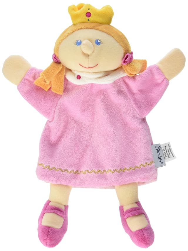 👸🎭 Sterntaler 3622053 Handpuppe Prinzessin 🌟 Spielzeug für kreative Rollenspiele