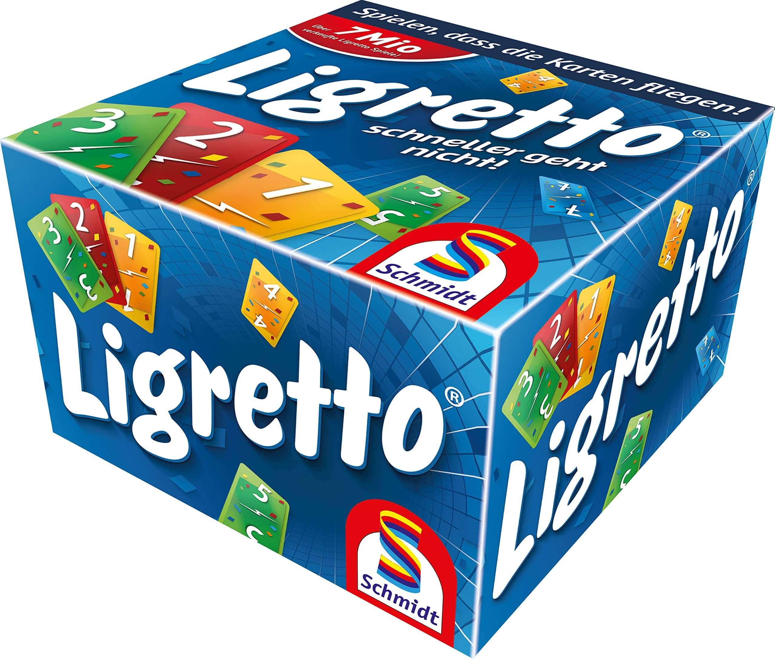 🃏 Schmidt Spiele 1101 Ligretto, blau, Kartenspiel 🃏
