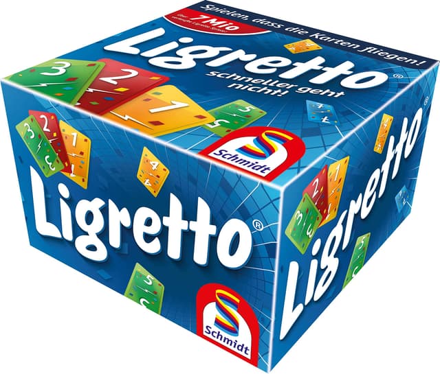 🃏 Schmidt Spiele 1101 Ligretto, blau, Kartenspiel 🃏