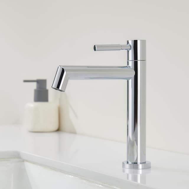 🌊 Ulytid Kaltwasserhahn Chrom Wasserhahn Bad mit Abnehmbarer Sprudler 🚿