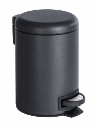 🌟 Super Angebot! WENKO Kosmetik Treteimer Leman Schwarz 3 l 🌟 Angebot bei HelloDeals