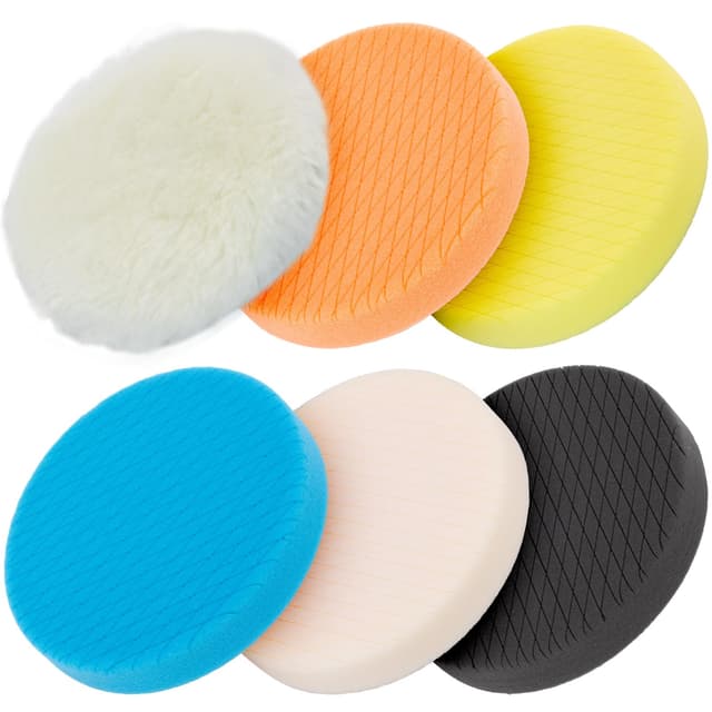 Autolock 6" Polierpads, 6Pcs 6.5inch 165mm Face für 6 Zoll Backing Plate - 6in 6pc 🚗🌟