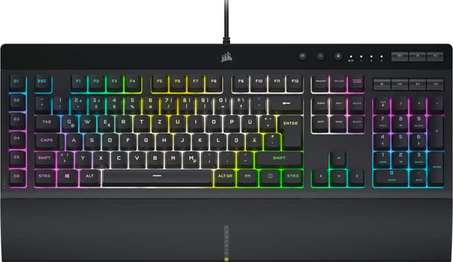 🌟SALE🌟 CORSAIR K55 RGB PRO XT Kabelgebundene Membrantastatur