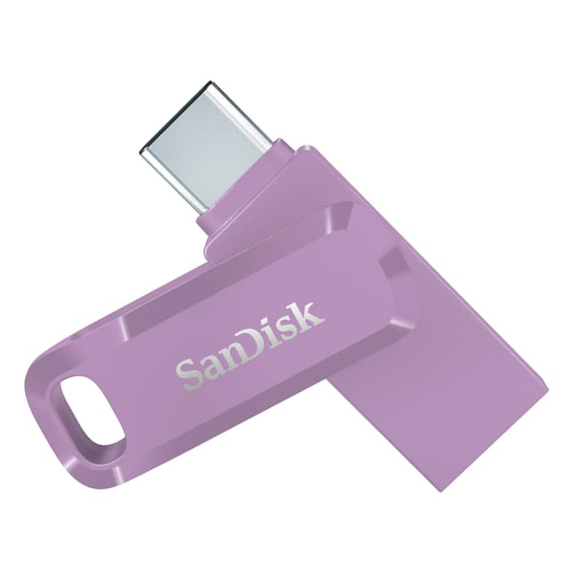 🔥 Deal: SanDisk 512 GB Ultra Dual Drive Go USB Type-C Flash-Laufwerk - Lavendel
