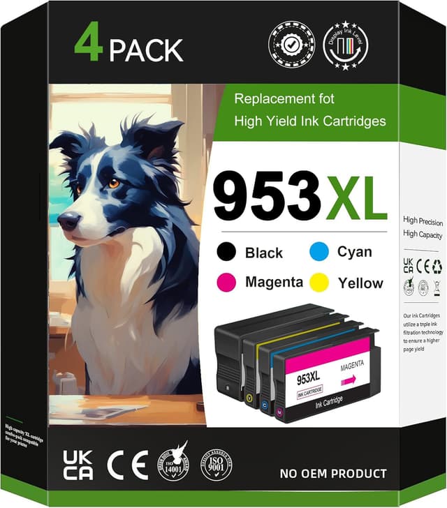 🖨️ 953XL Druckerpatronen Multipack für HP Officejet Pro 7740 7720 8210 - Angebot