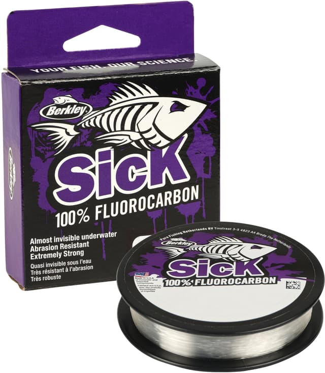 🎣 Berkley Sick Fluorocarbon-Vorfachmaterial - Unsichtbare Angelschnur für Raubfische 🐟
