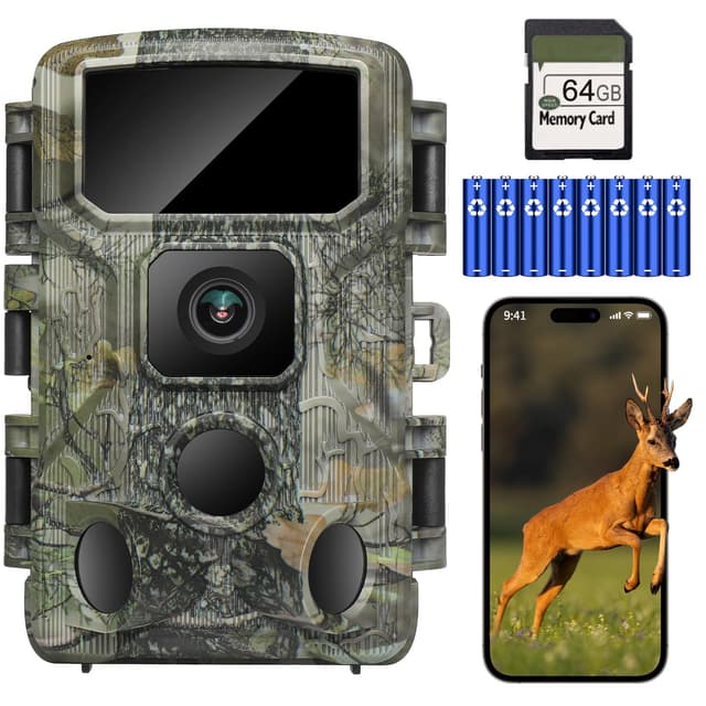 KJK Wildkamera WLAN 4K 64MP 🦌📸
