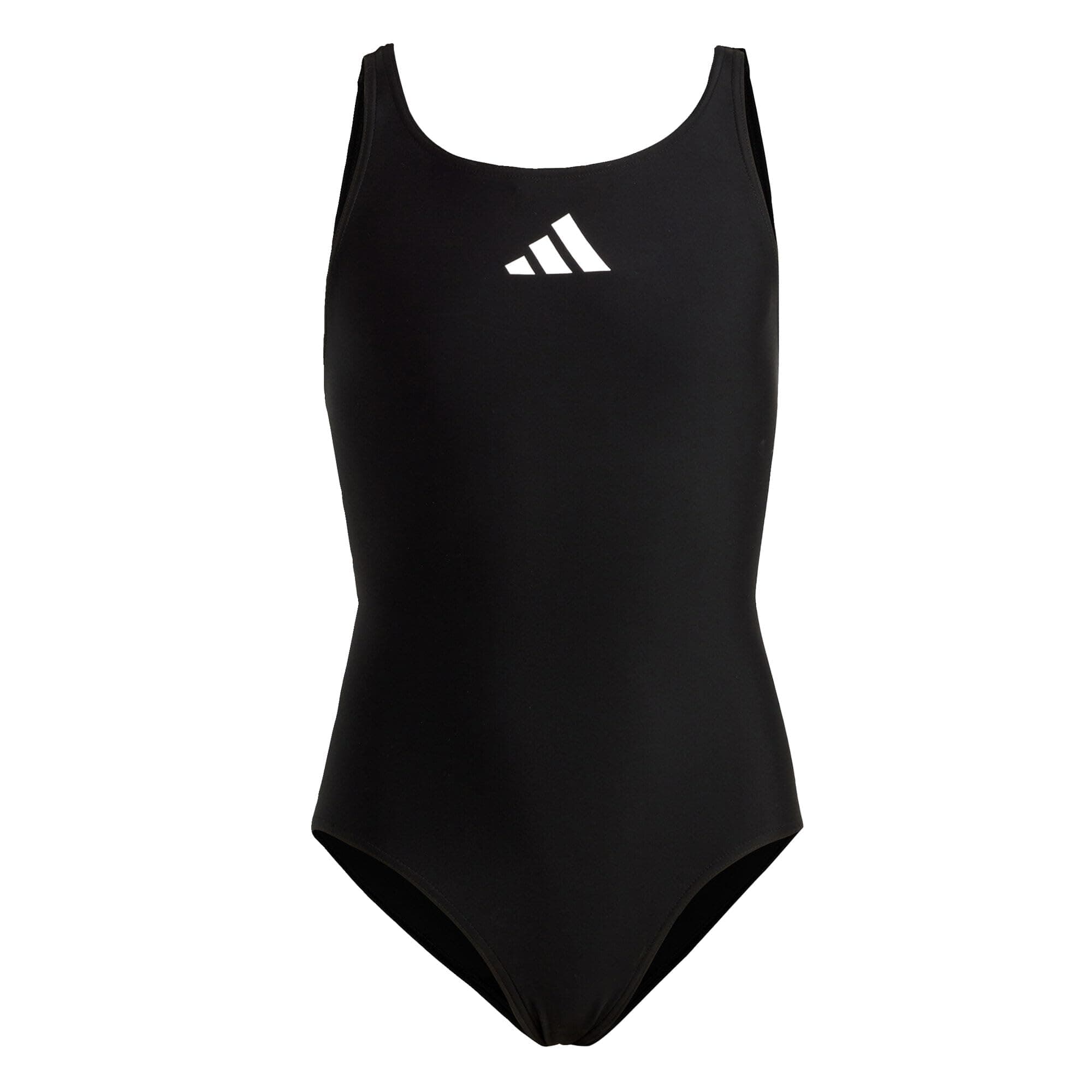 Adidas Mädchen Solid Small Logo Swimsuit Badeanzug (1er Pack) 164 Schwarz / Weiß 🏊‍♀️