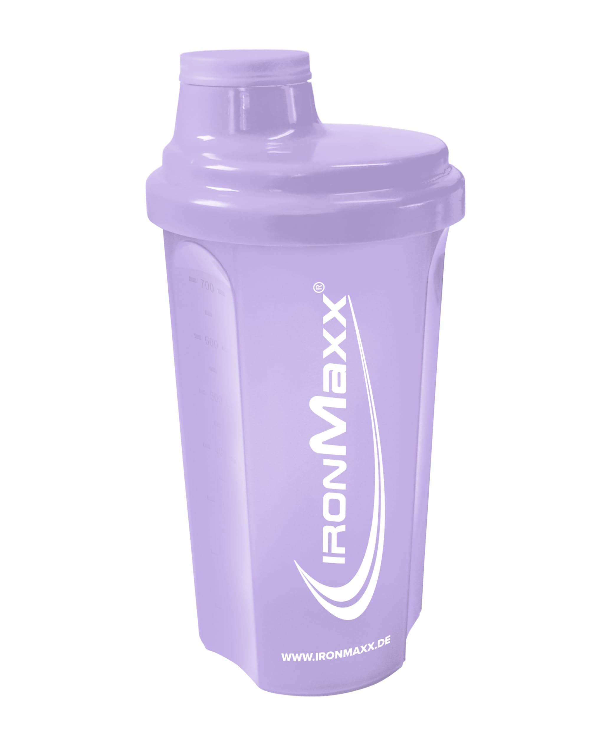 🏋️‍♂️ IronMaxx Eiweiß Shaker - Lavender 700ml | Proteinshaker mit Drehverschluss, Sieb & Mess-Skala 🌿