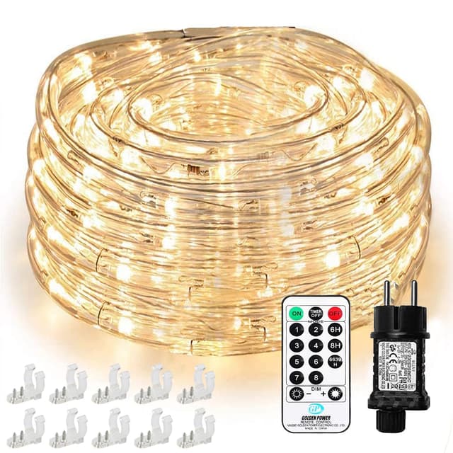 🌟 Nurkoo 10m LED Lichtschlauch - Wasserfest & Strombetrieben 🎉